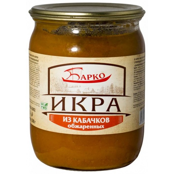 Икра овощная из кабачков гост